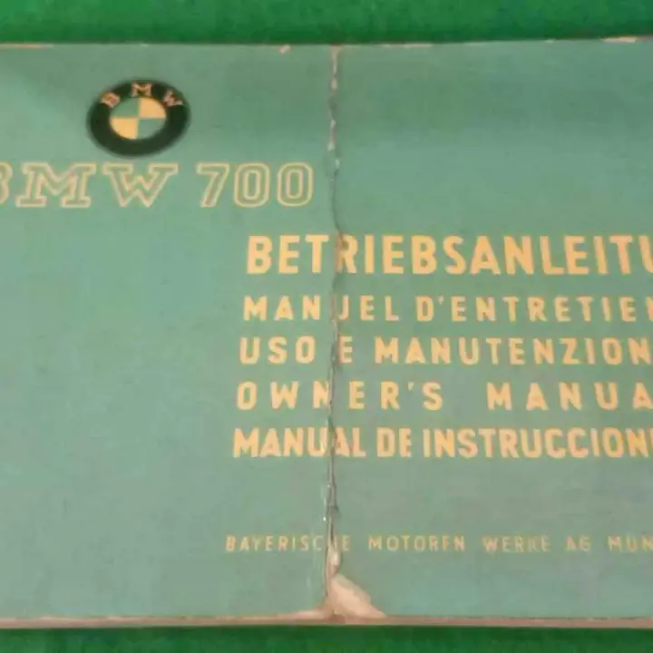 Bmw 700 manual de usuario