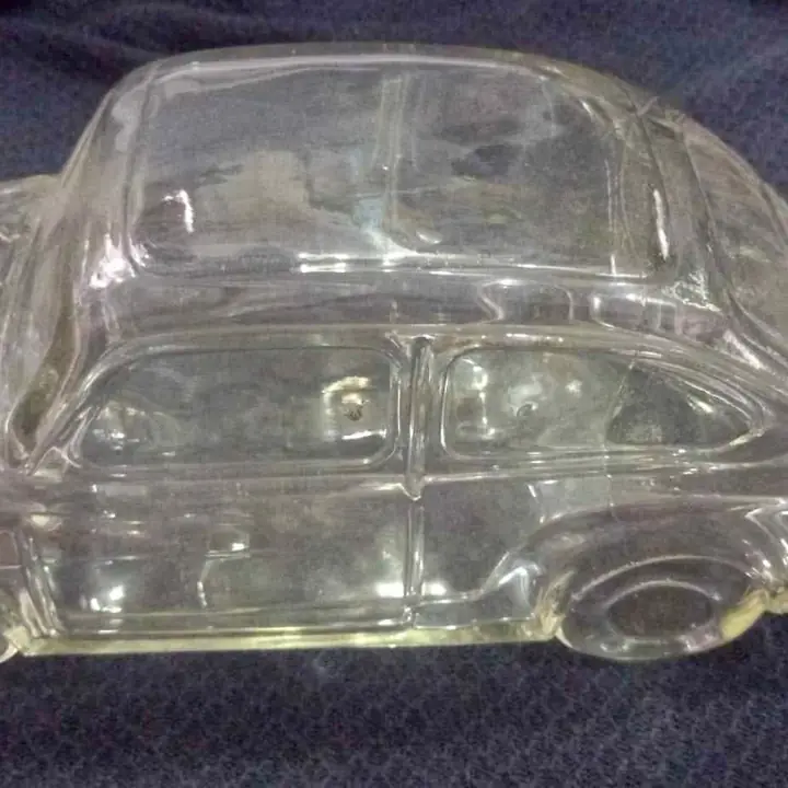 Fiat 600 botella cristal licor de 26 cm