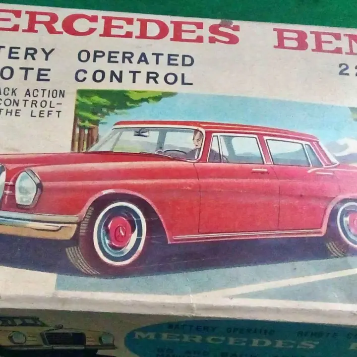 Juguete Antiguo mercedes benz lata japones