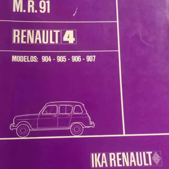 Renault 4 manual reparacion Ika nuevo