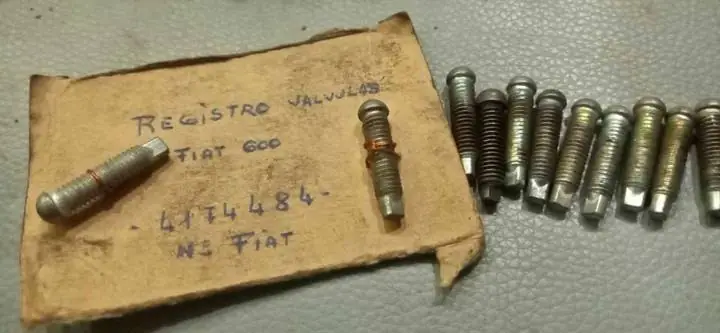 Fiat 600 tornillos registro valvulas x unidad