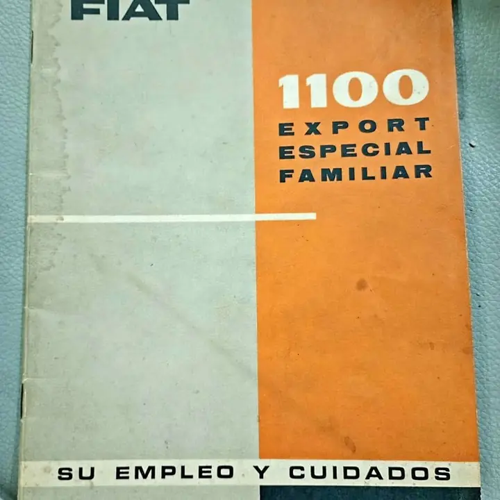 Fiat 1100 manual de usuario año 1960