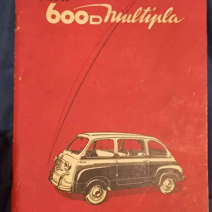 Fiat 600 D multipla manual original