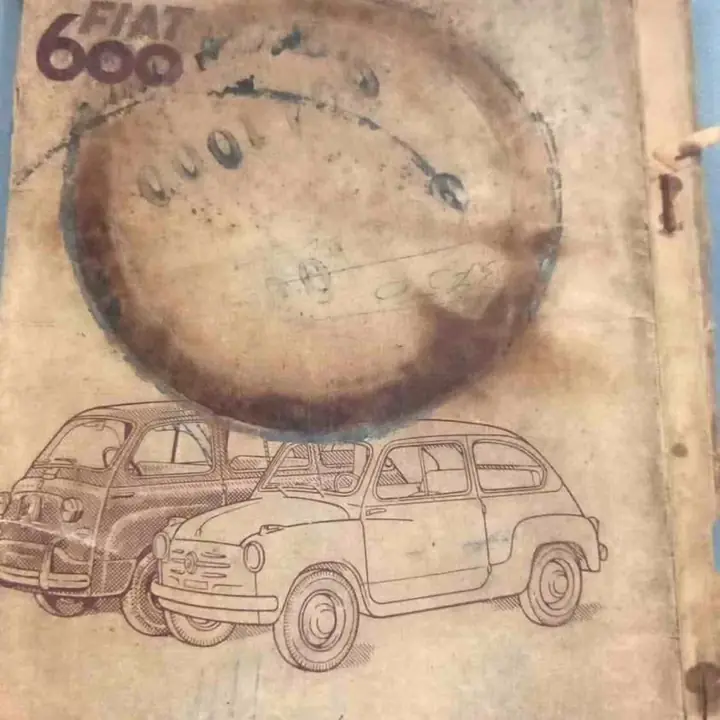 Fiat 600 año 1955 primer manual despiece mecanica