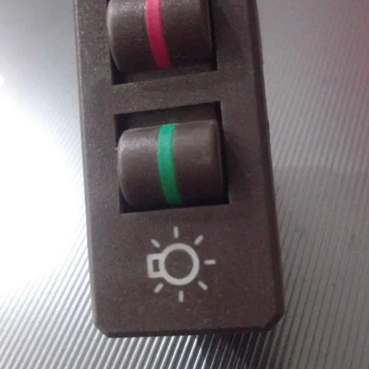 Fiat bertone tecla luces nueva