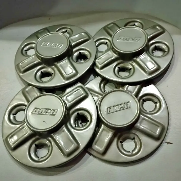 Fiat 128 europa centros de llanta metalicos x 4