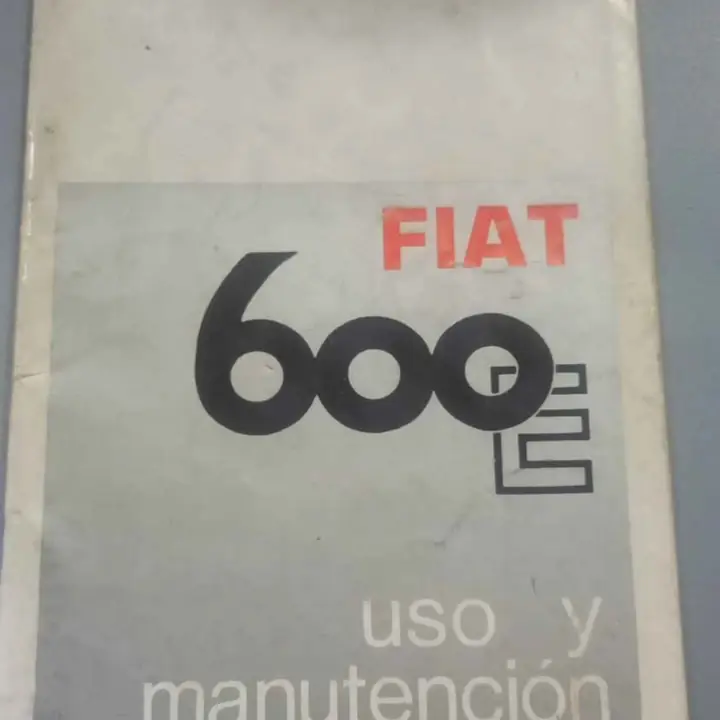 Fiat 600 E manual usuario original