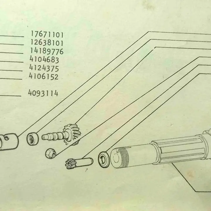 Fiat 133 engranaje velocimetro salida de piñon de caja
