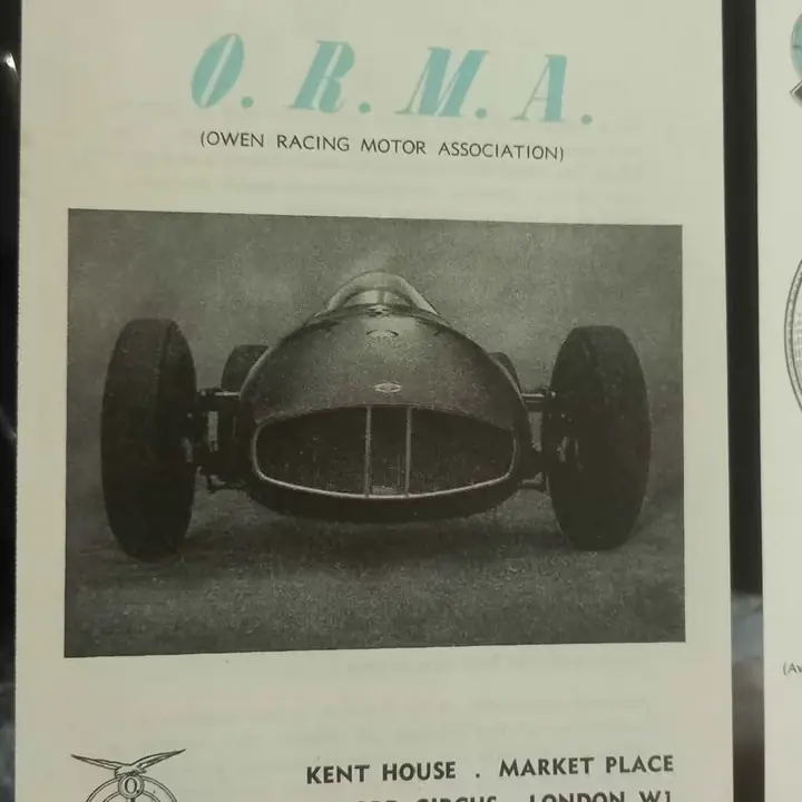Formula 1 BRM folleto membresia