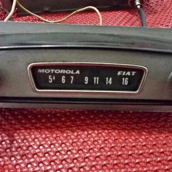 Fiat 600 radio original motorola