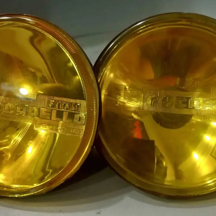 Fitam Carello optica para faro auxiliar amarillo 2 unidades