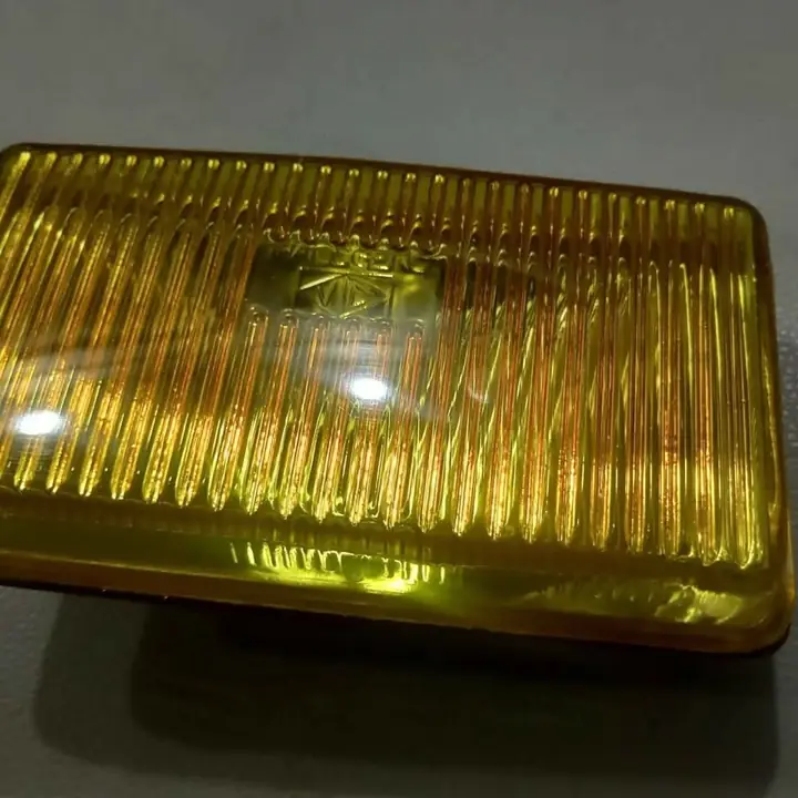 Optica para faro antiniebla ambar