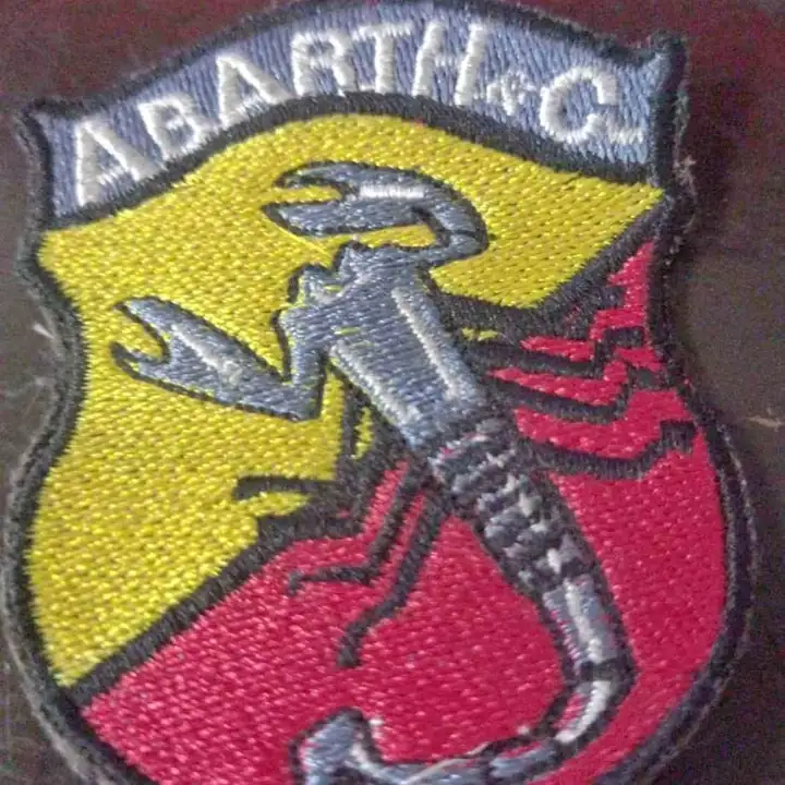 Abarth logo antiguo bordado