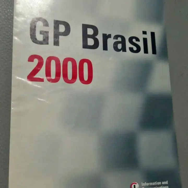 Formula 1 folleto gran premio brasil año 2000