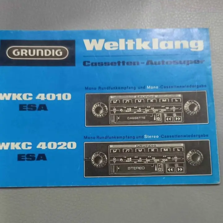 Bmw manuales radio grundig año 1980-81