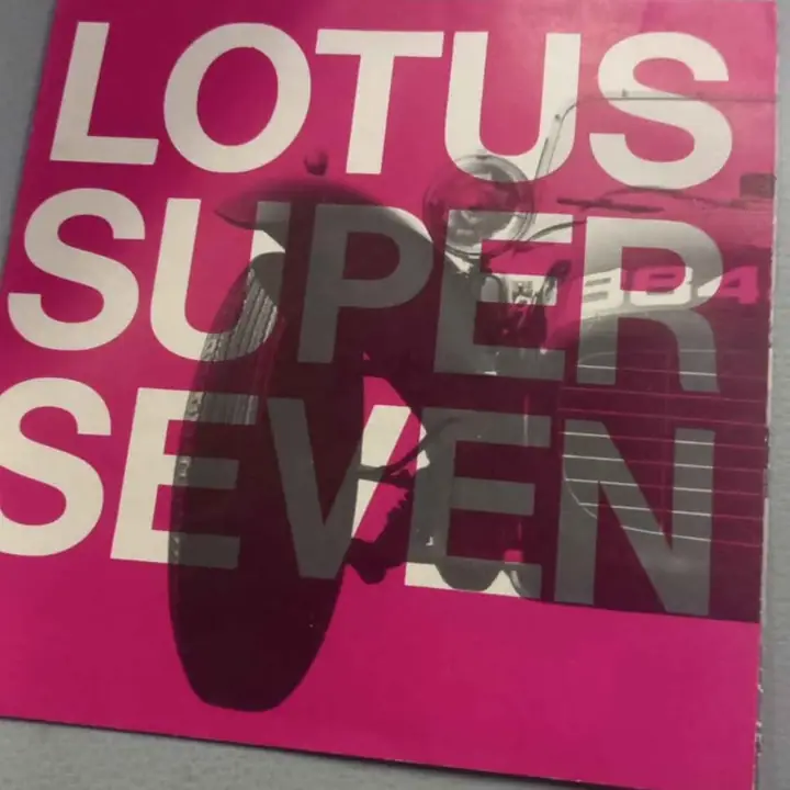 Lotus super 7 folleto original