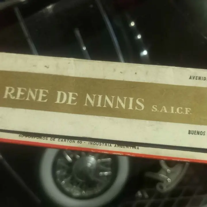 Antiguedad fosforos publicidad fiat concesionario rene de ninnis 600 128