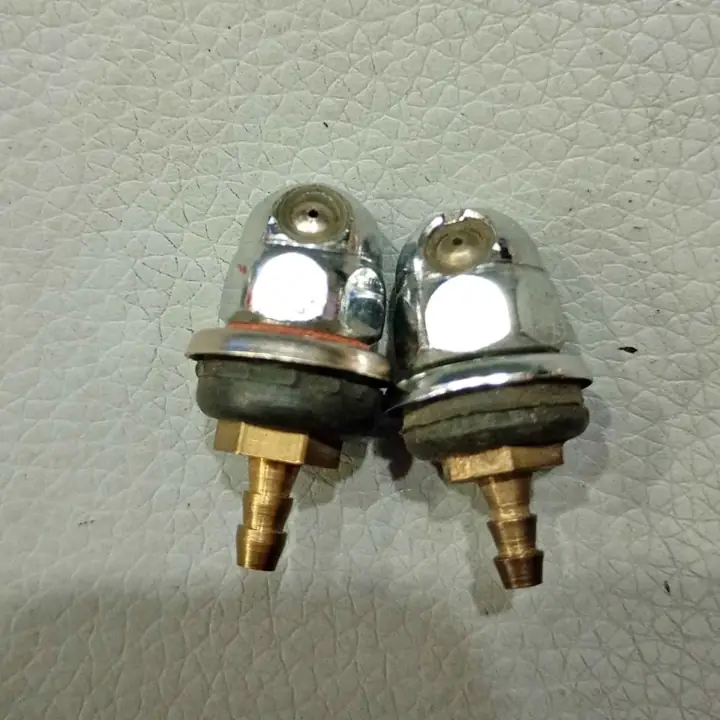 Sapitos cromados auto clásico x 2