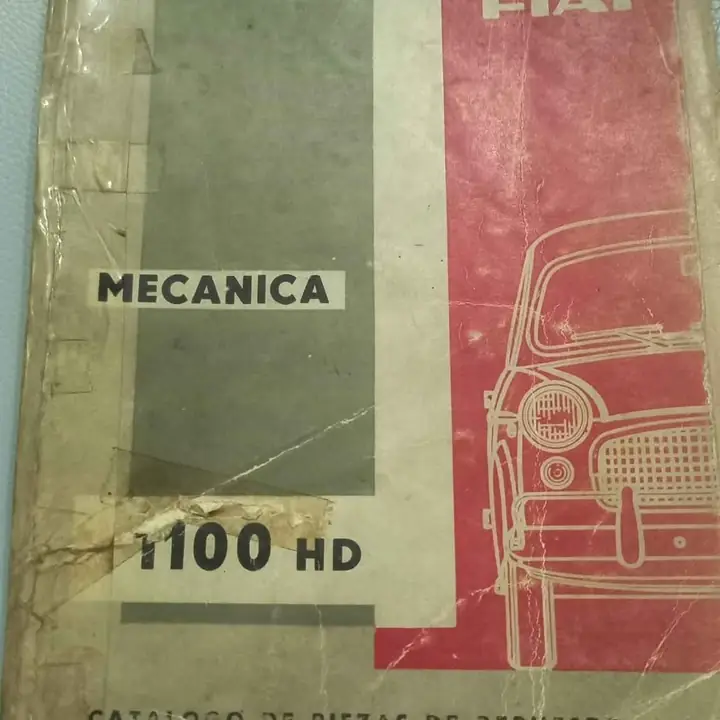 Fiat 1100 103 manual despiece de mecánica