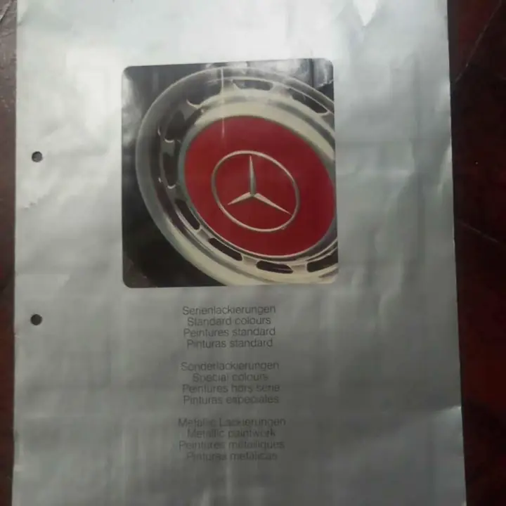 Mercedes Benz Muestrario Pinturas