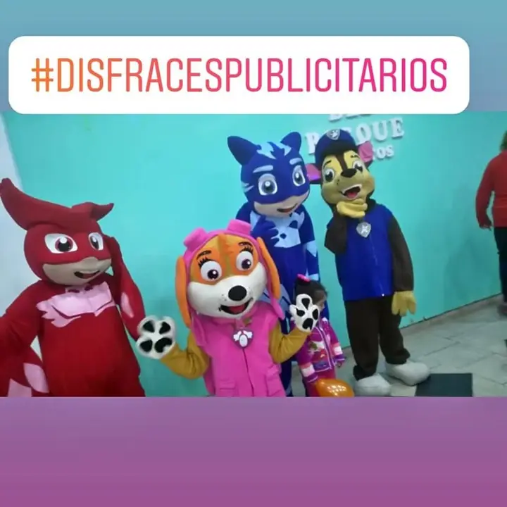 Venta de disfraces cabezones corpóreos publicitarios
