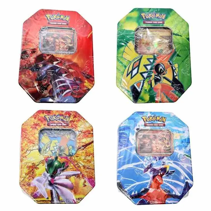 Latas pokemon cartas y sobres