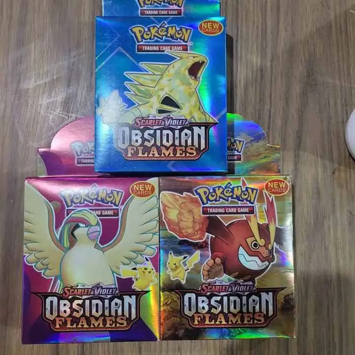 Caja mediana pokemon, mazo con sobre
