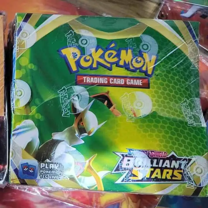 Caja pokemon brillant nueva cerrada x32