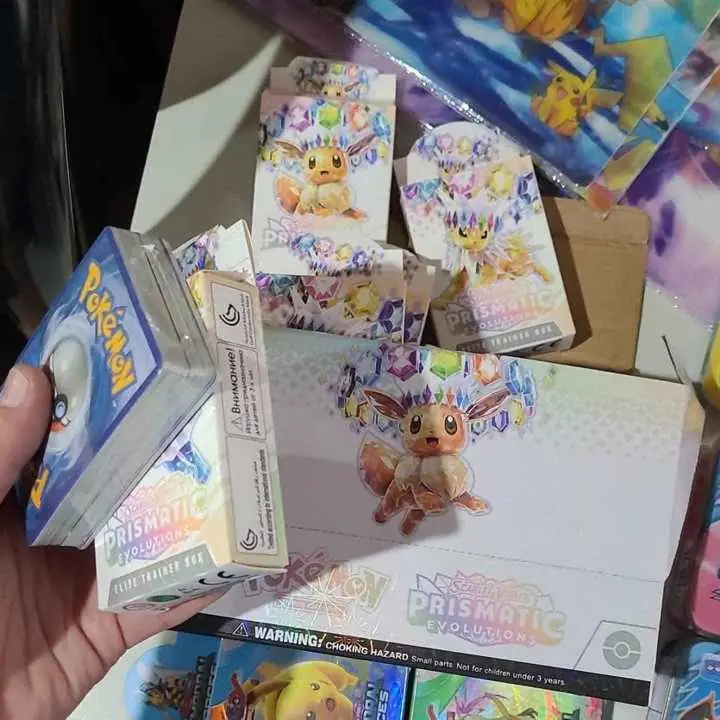 Cajas prismatic pokemon nuevas