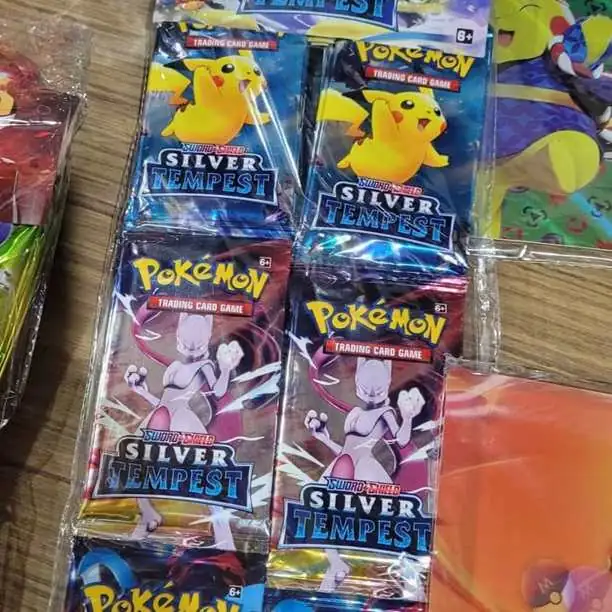 Bolsa cartas pokemon silver tempest x36