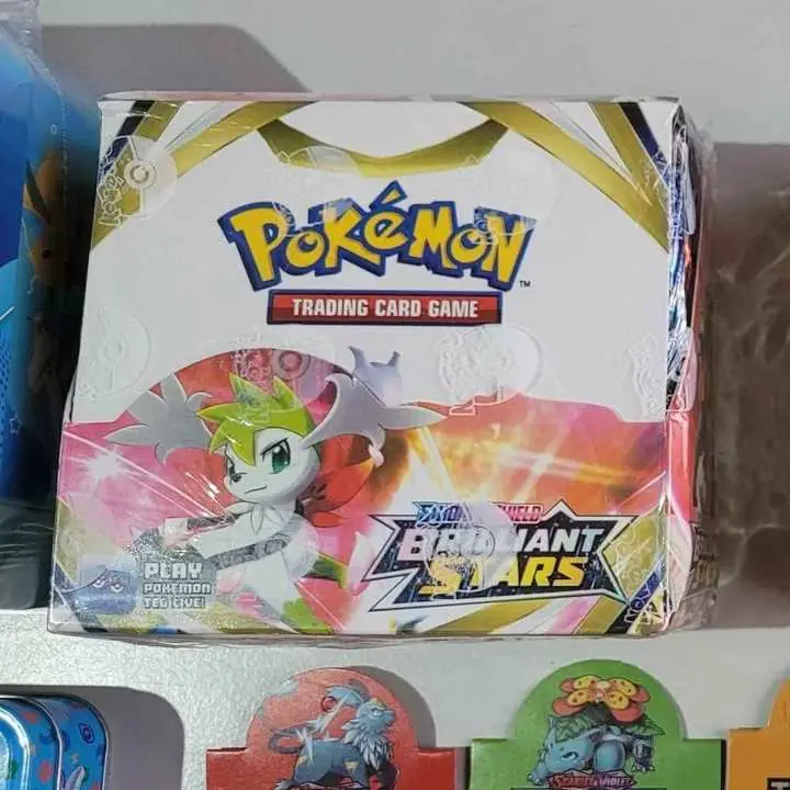 Caja cartas pokemon brillant star nueva x32 sobres
