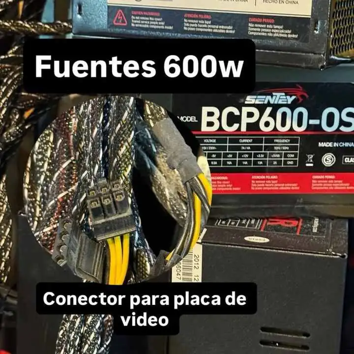 Fuente 600w Gamer