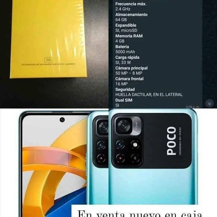 Xiaomi Poco M4 Nuevo en Caja