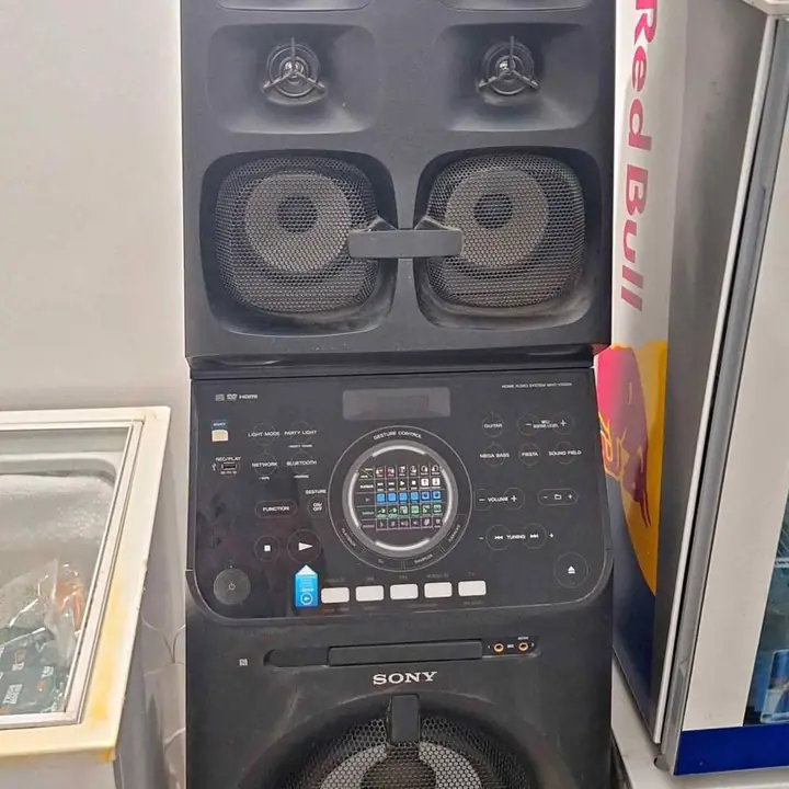 Parlante Torres Sony Muteki MHC-V90DW | Bluetooth, Karaoke, Luces LED y DJ (170 cm)