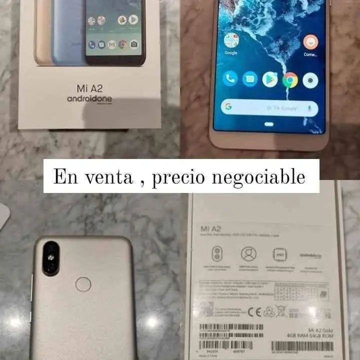 Xiaomi Mi A2 Gold en venta !