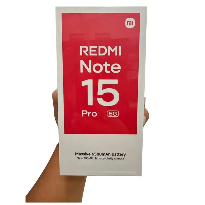 Redmi note 15 pro 5G 256GB 8RAM nuevo caja sellada local a la calle zona congreso