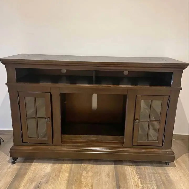 Mueble rack de TV madera , buen estado