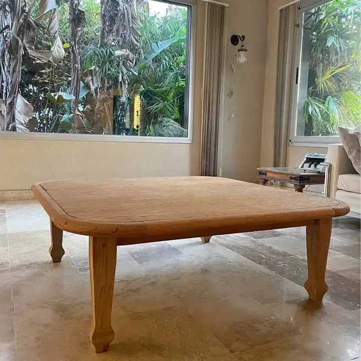 Mesa ratona madera 115cm x 115cm