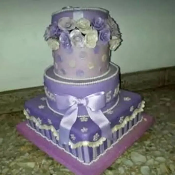 Liquido urgente maqueta para torta de 15 años totalmente hecha a mano
