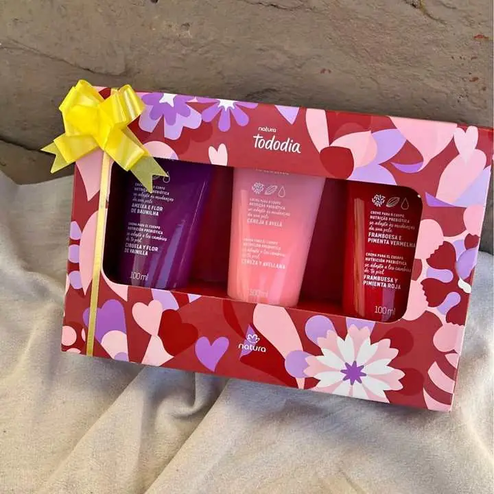 Box Hidratantes Corporales Natura x3 unidades 100ml c/u