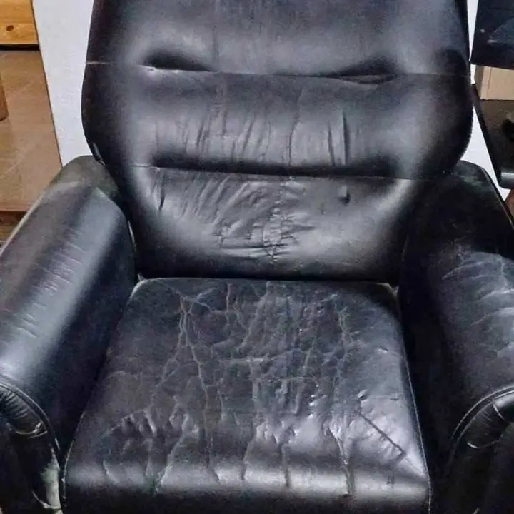 Sillon muy comodo cuerina reclinable