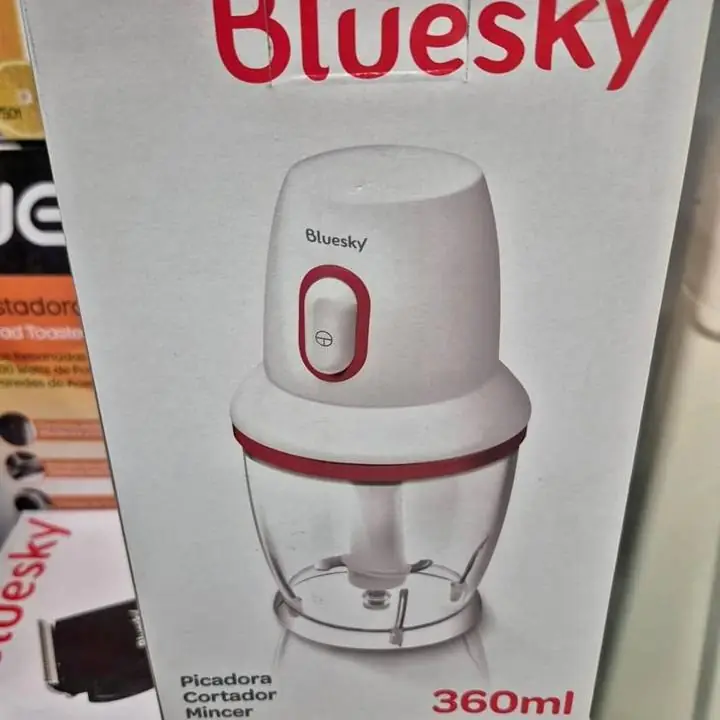 Oferton de electros hasta agotar stock Picadora Eléctrica Bluesky 200w 360ml Blanco