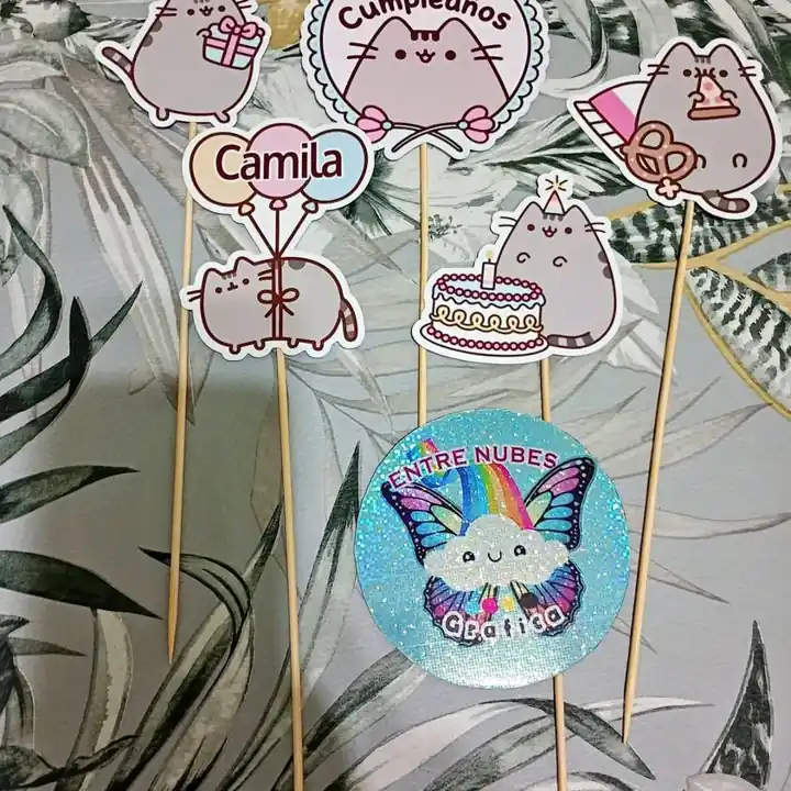 Topin de torta personalizados