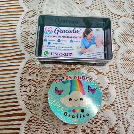 Tarjetas personalizadas por 27 unidades mas tarjetero