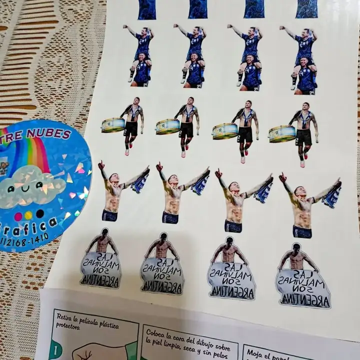 Tatuajes temporales personalizados la hoja a $9000