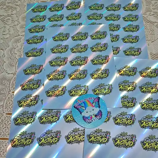 Stickers holograficos