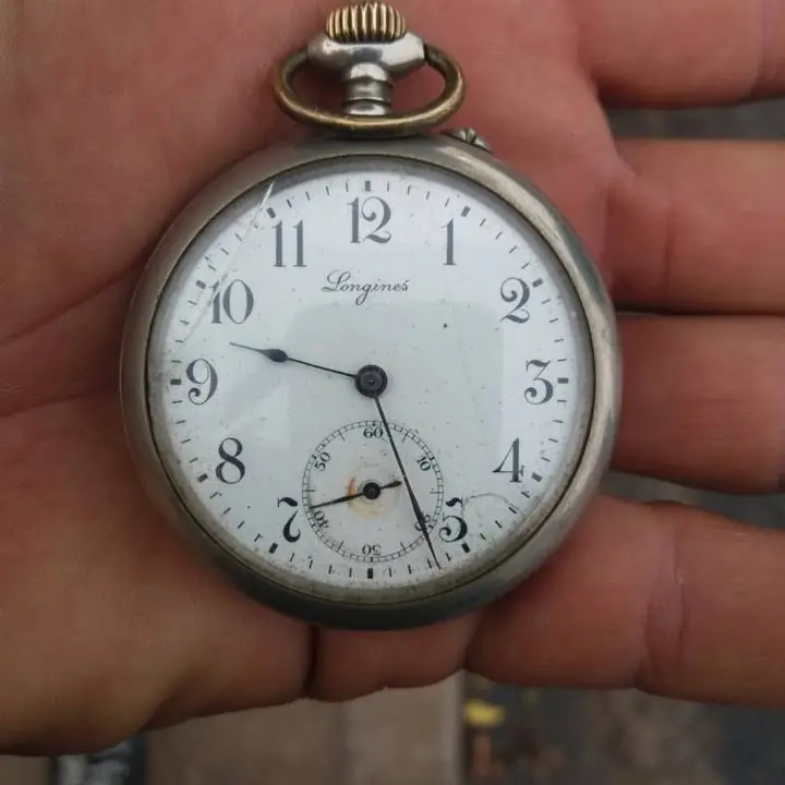 Reloj Longines de Bolsillo, A Cuerda
