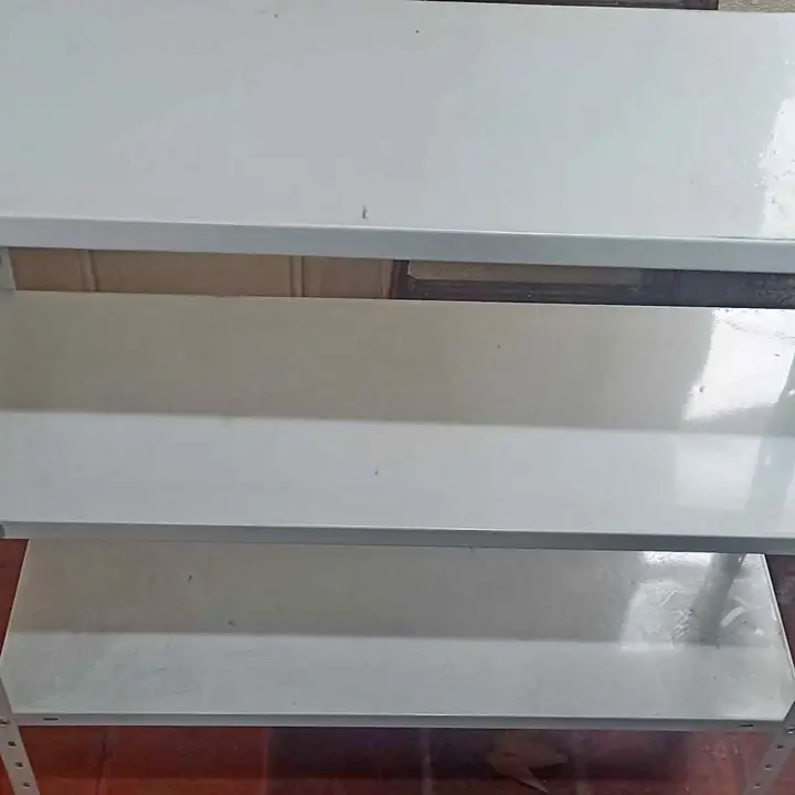 Kit de 3 Estanterías Metálicas Alto 3 estantes Color Blanco