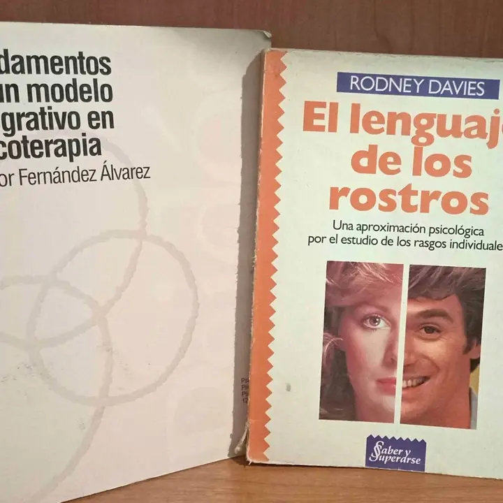 Lote libros el lenguaje de los rostros y psicoterapia