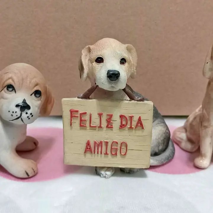 Lote de perros de ceramica